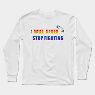 Safety Pin Movement Shirt Long Sleeve T-Shirt